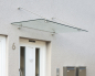 Preview: Palram-Canopia Türvordach TAURUS 1400 140x90cm 12mm ESG Glas Edelstahl